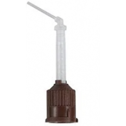 Dental Mixing Tips for Core (Brown, 1:1) w/ Fine Oral Tips - 50 pcs